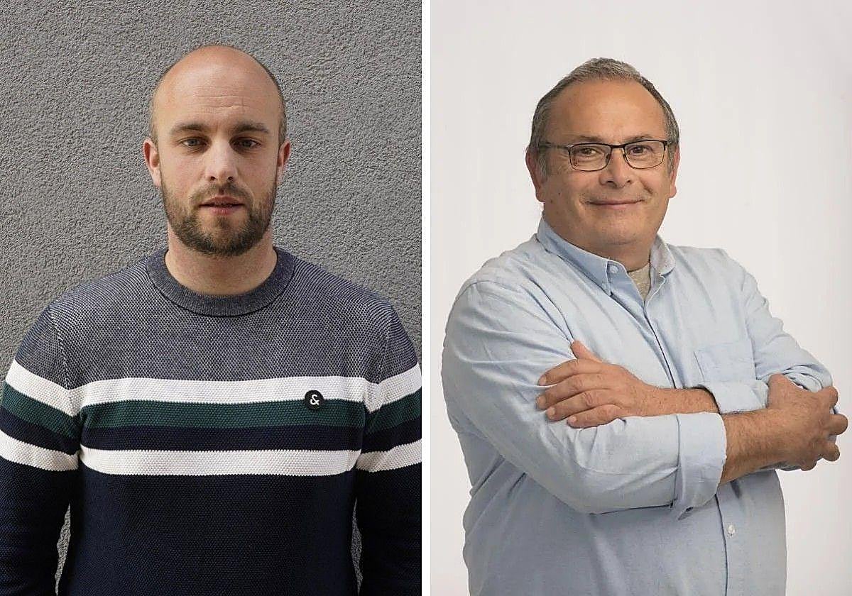 A la izquierda, Rubén Torremocha (PNV). A la derecha, David di Paola (EH Bildu).