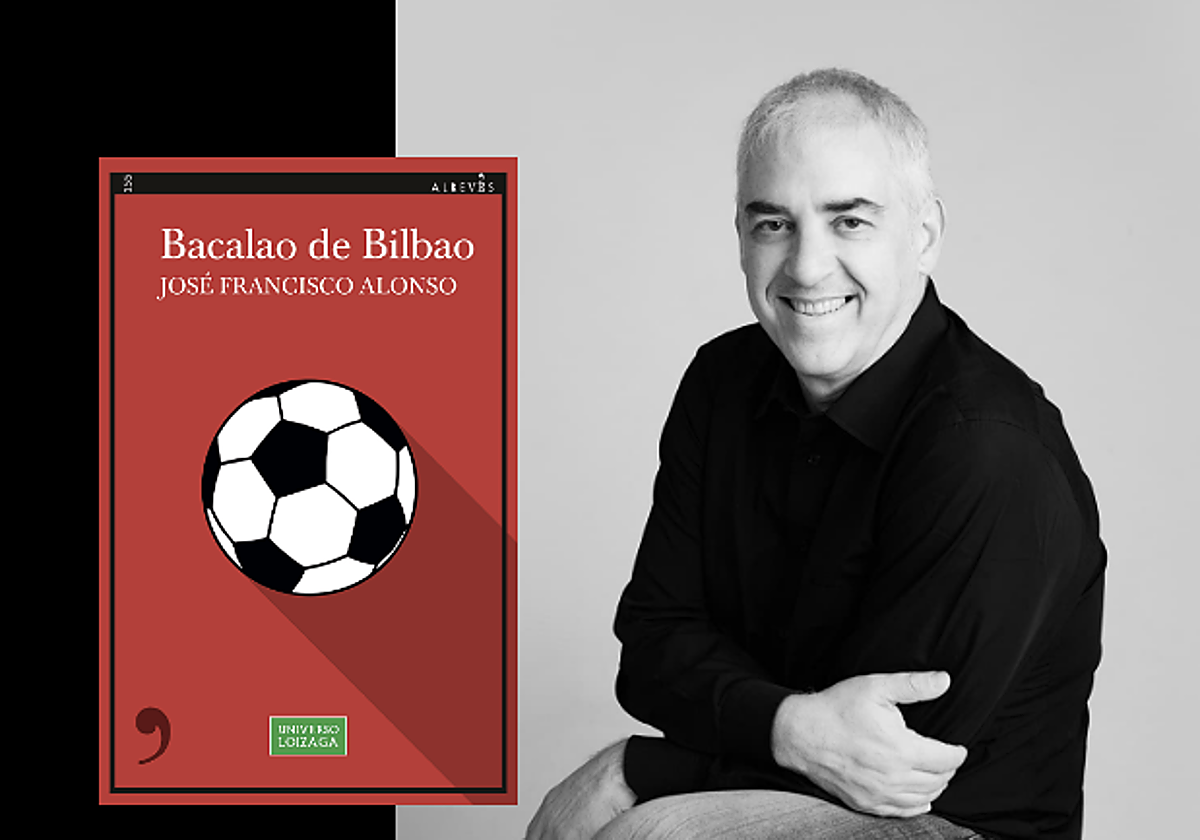 José Francisco Alonso y un ejemplar de 'Bacalao de Bilbao'.