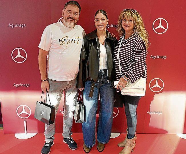 Juan Carlos Olivera, Amanda Martín y Ana Paniagua.