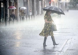 Los paraguas serán de nuevo protagonistas a partir del domingo.