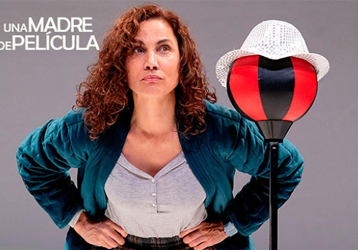 Toni Acosta protagoniza hoy 'Una madre de película' en el Ermua Antzokia.