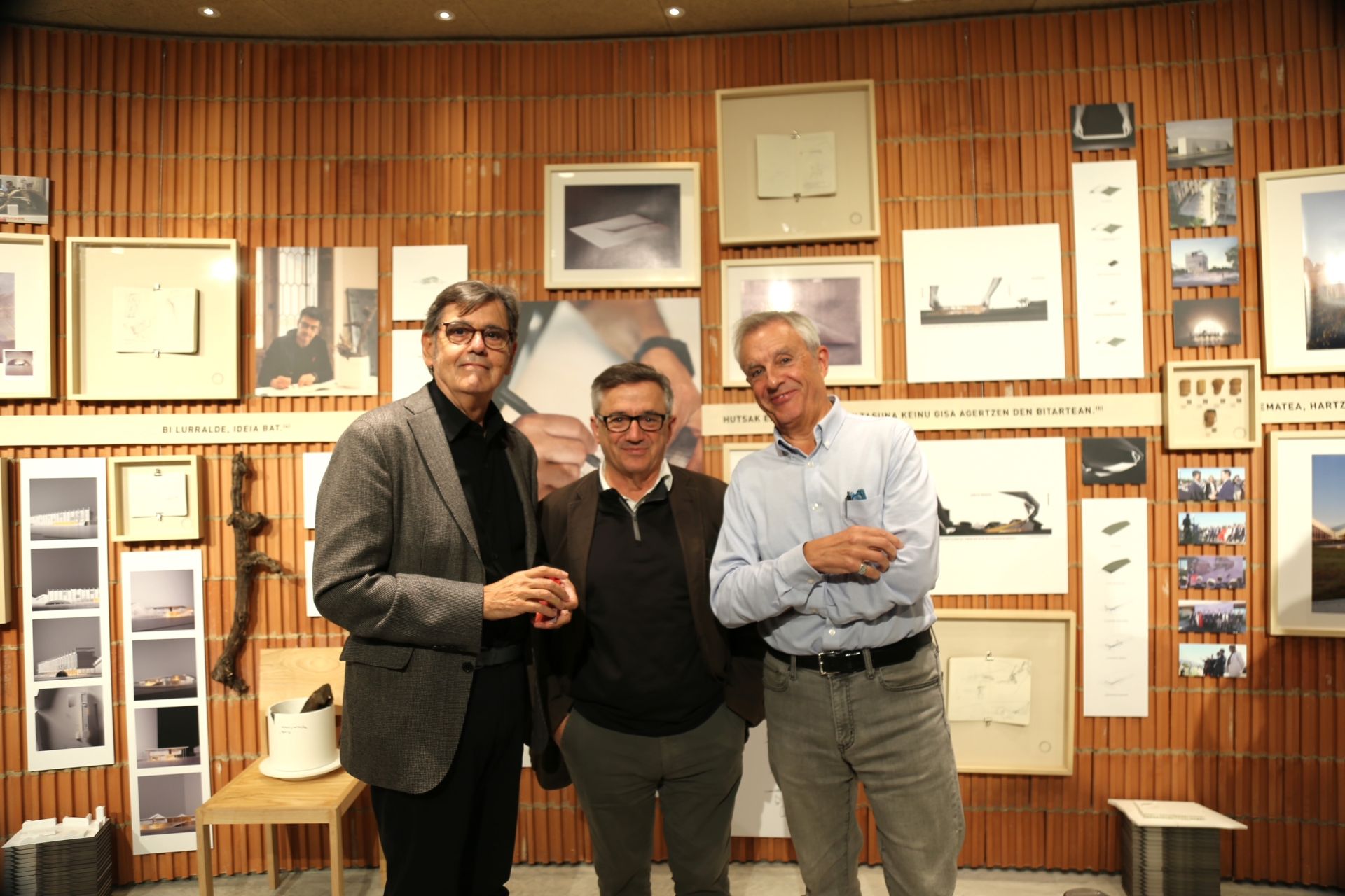 Patxi Cortázar, Pablo Carretón y Paco Valderrama.