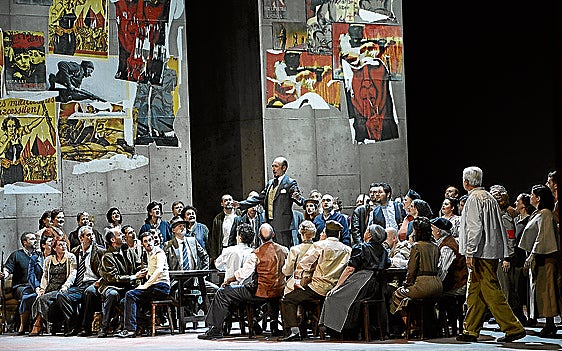 Montaje de 'La forza del destino' con el sello de Ignacio García que se verá en la inauguración de la temporada de la ABAO.