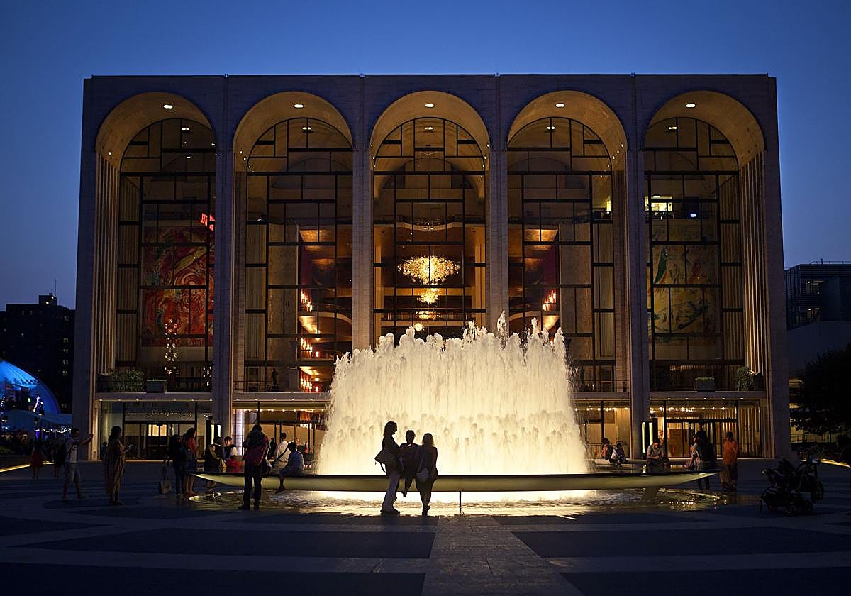 Vista de la Metropolitan Opera House, en el Lincoln Center de Nueva York.