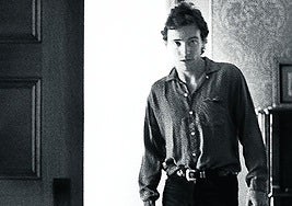 Una de las pocas imágenes de la sesión realizada para el disco.