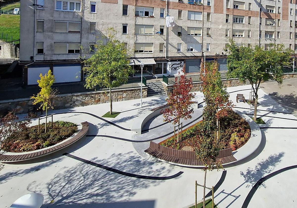 El objetivo era renovar la estética de la plaza.