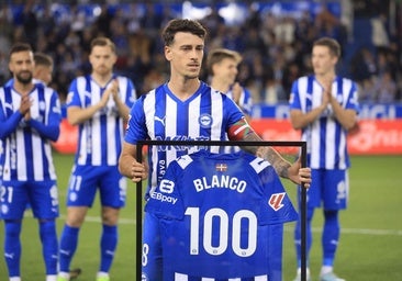 Antonio Blanco cumple 100 partidos con el Alavés