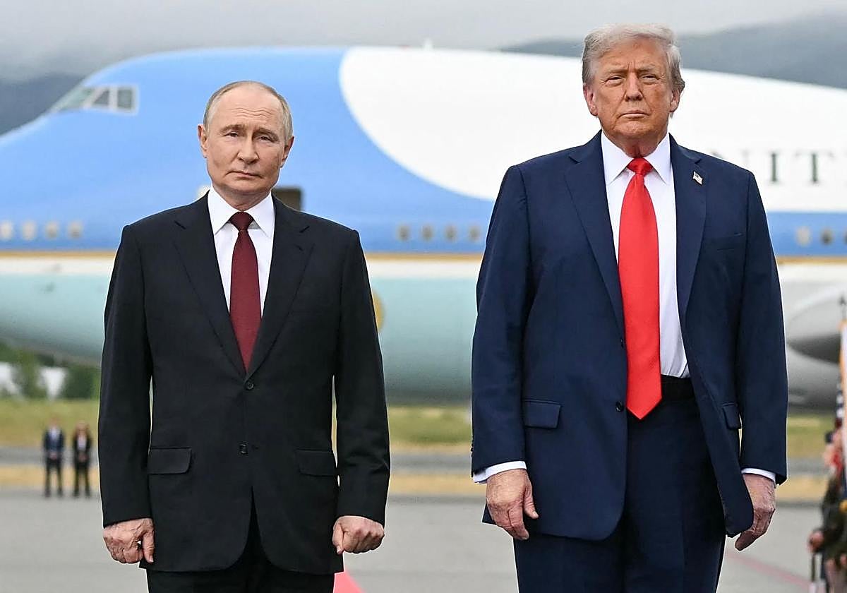 Vladímir Putin y Donald Trump.