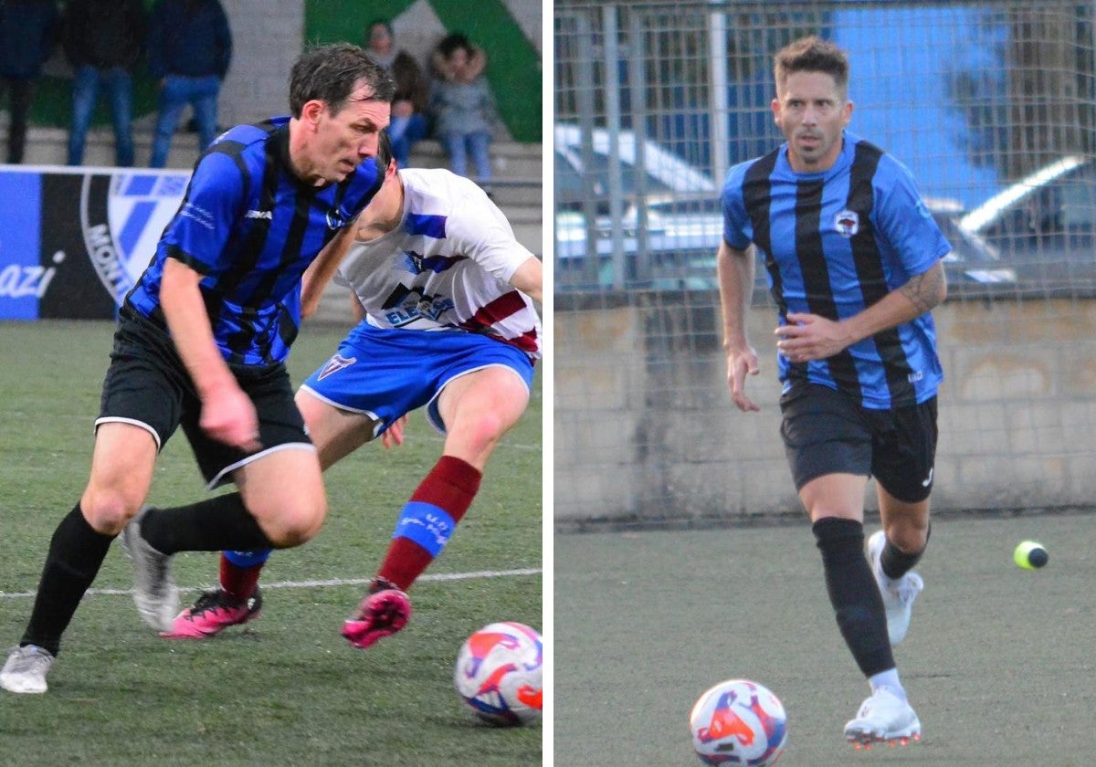 Raúl García, del Montefuerte, y Edorta Olabarrieta