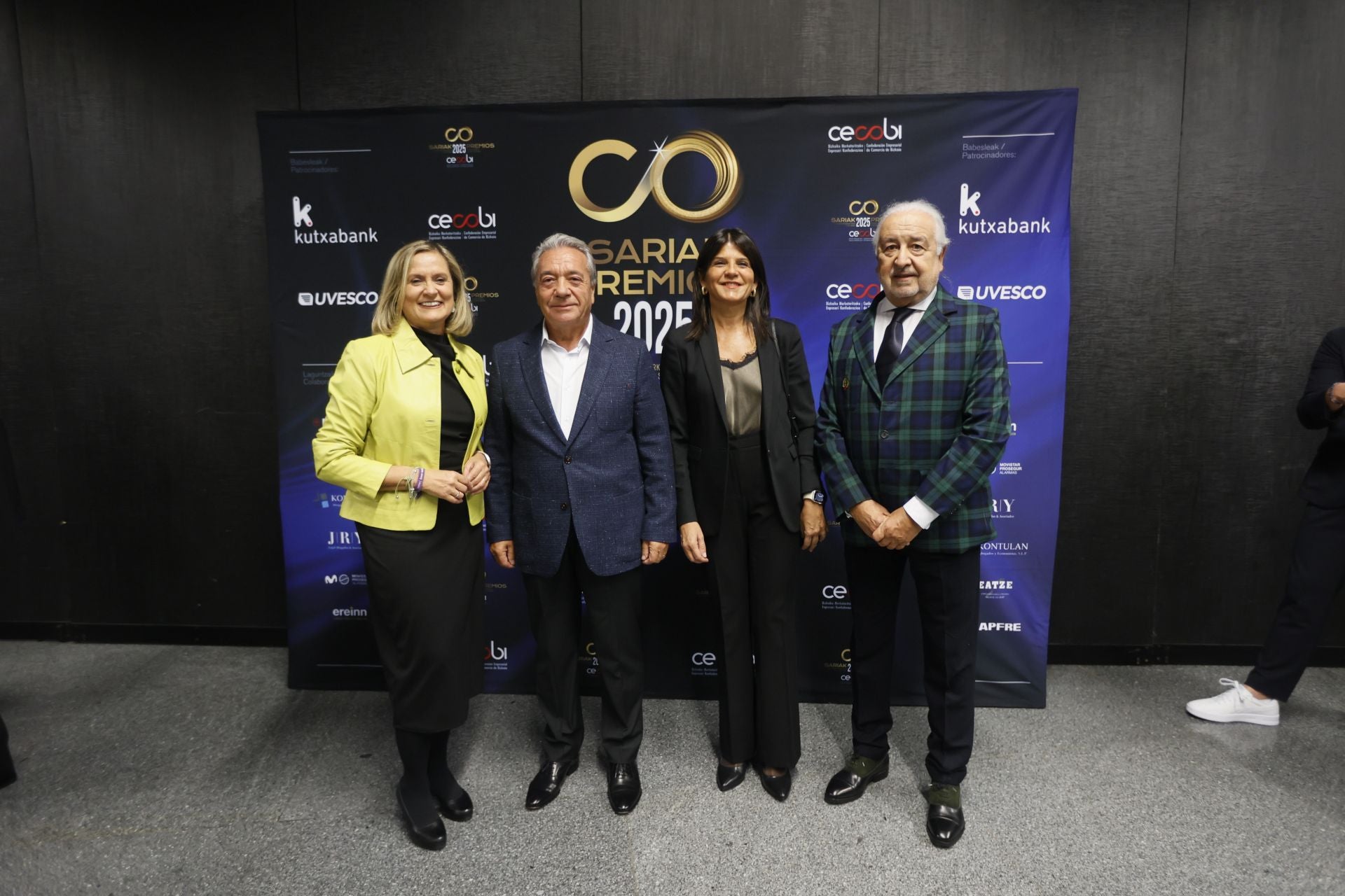 Amaia del Campo, Julián Gómez, Amaia Ruiz y Pedro Campo. 