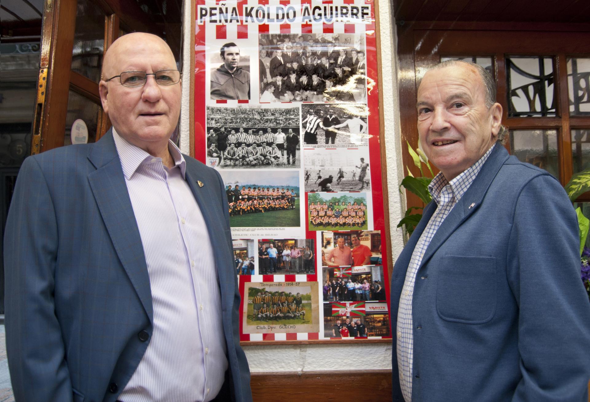 Argoitia y Koldo Aguirre.