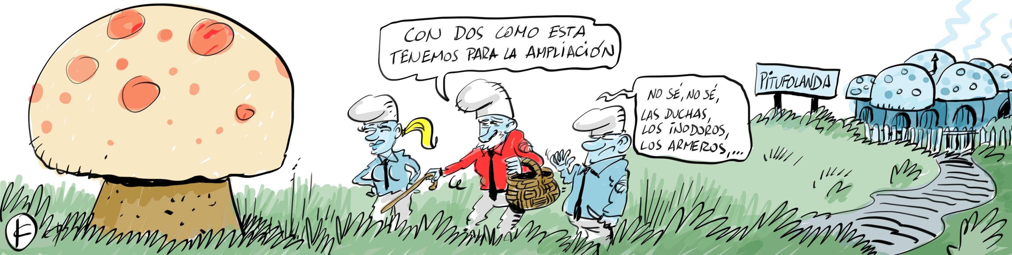 La tira de Cerrajería sobre la comisaría de Aguirrelanda