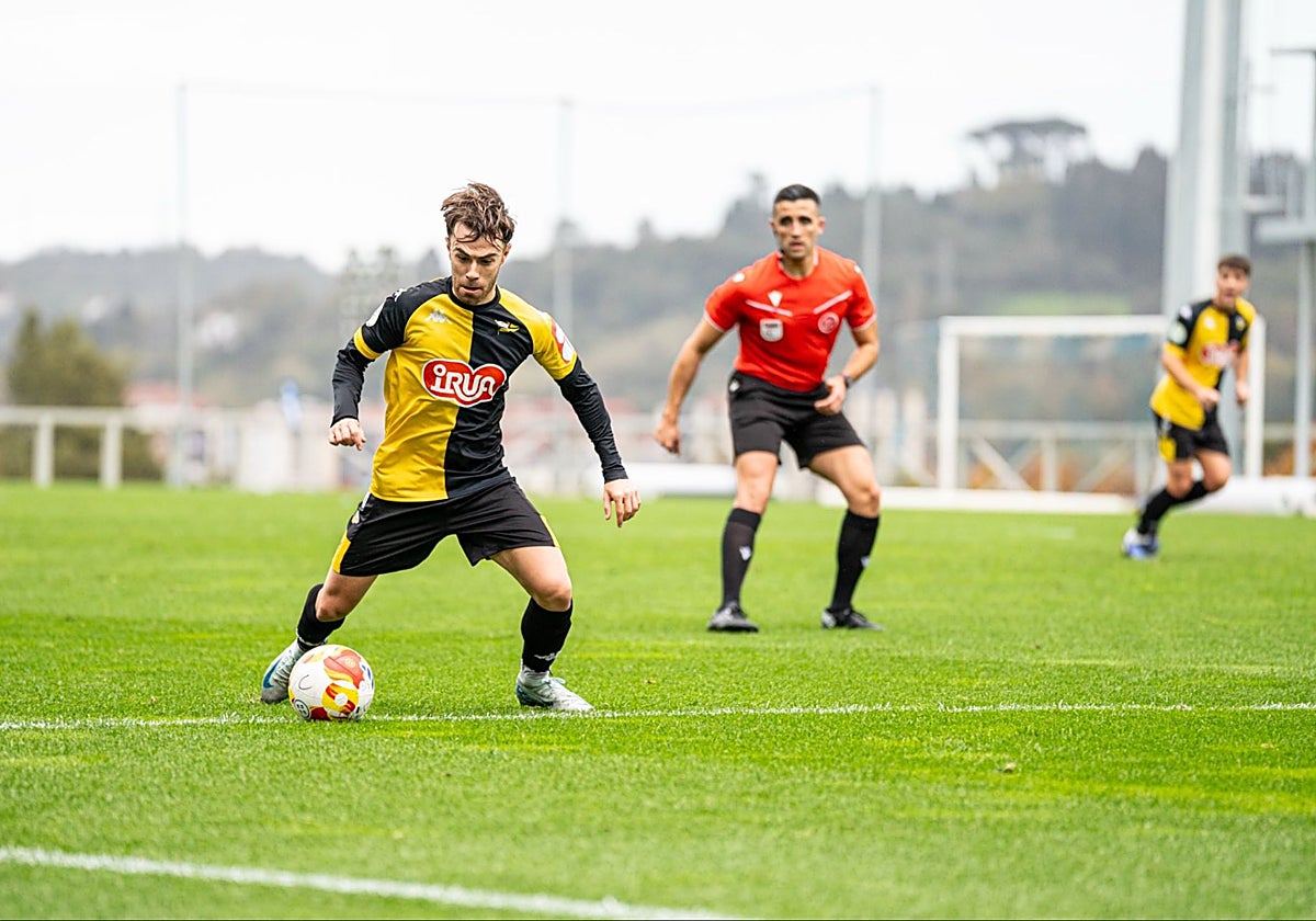 Andoni Pérez fue el goleador del Real Sociedad C 0-1 Portugalete.