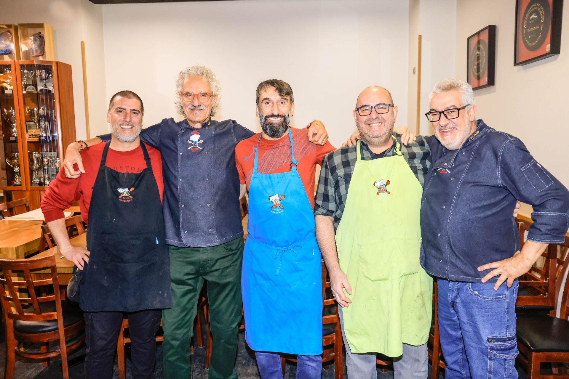 Así ha sido la cena en Azkenean