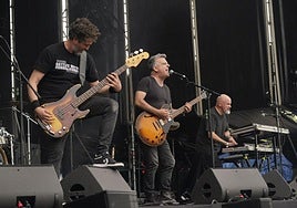 La banda de Mungia, durante su actuación en el Azkena en 2024.