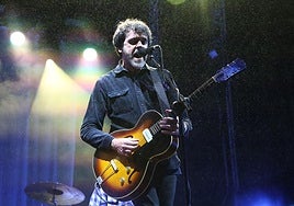 Gorka Urbizu, durante un concierto.