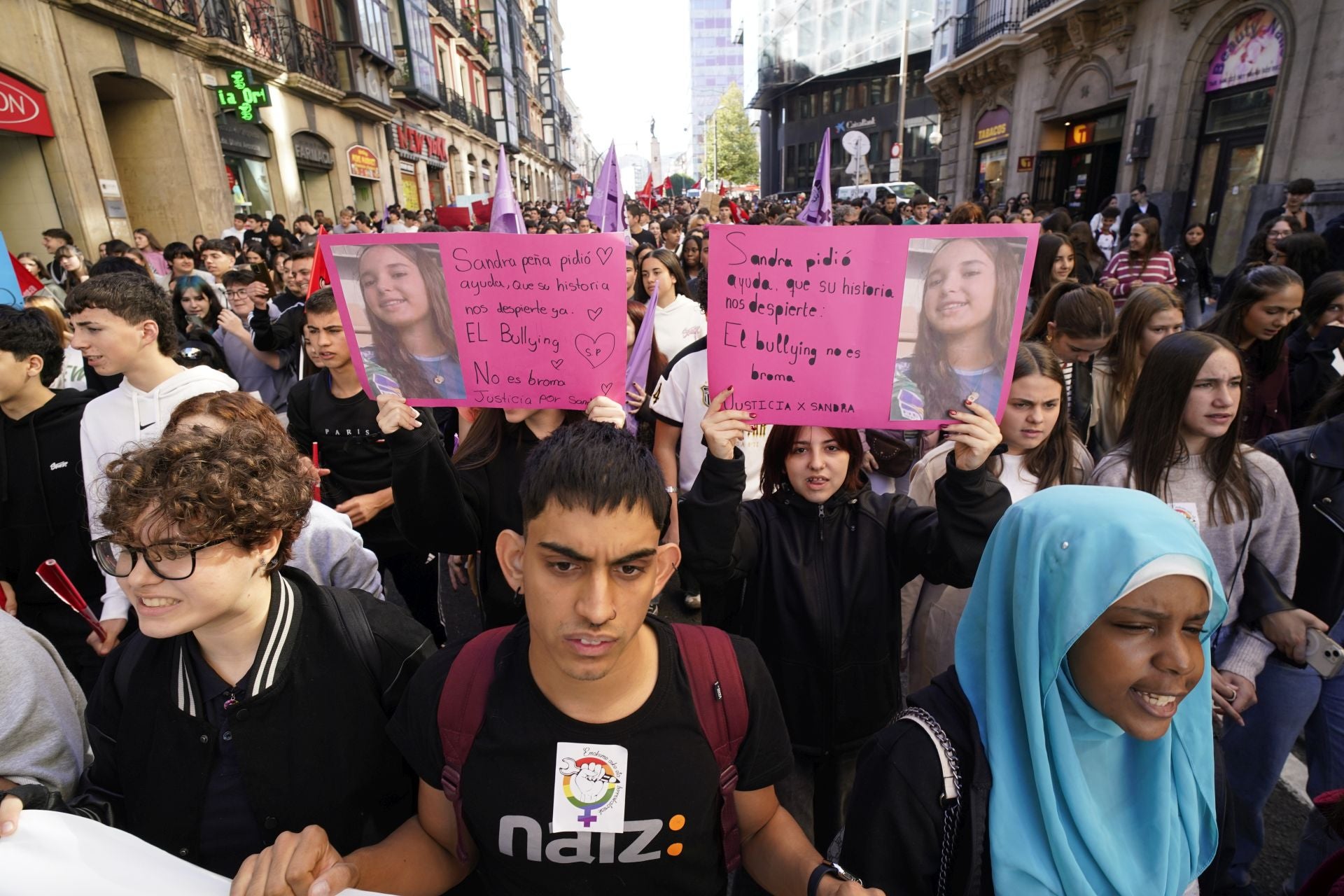 Manifestación contra el &#039;bullying&#039; en Bilbao