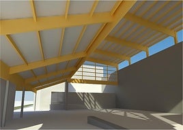 Se eliminarán las gradas interiores para crear un espacio más amplio y accesible, y se nivelará el suelo del frontón con nuevas pendientes adaptadas.