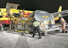 DHL prevé iniciar en febrero las obras de su nuevo hangar en Foronda