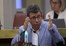 Iñaki Gurtubai, enlas Juntas Generales de Álava.
