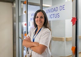 Yolanda Herrero, neuróloga y coordinadora de la Unidad de Ictus de la OSI Araba.