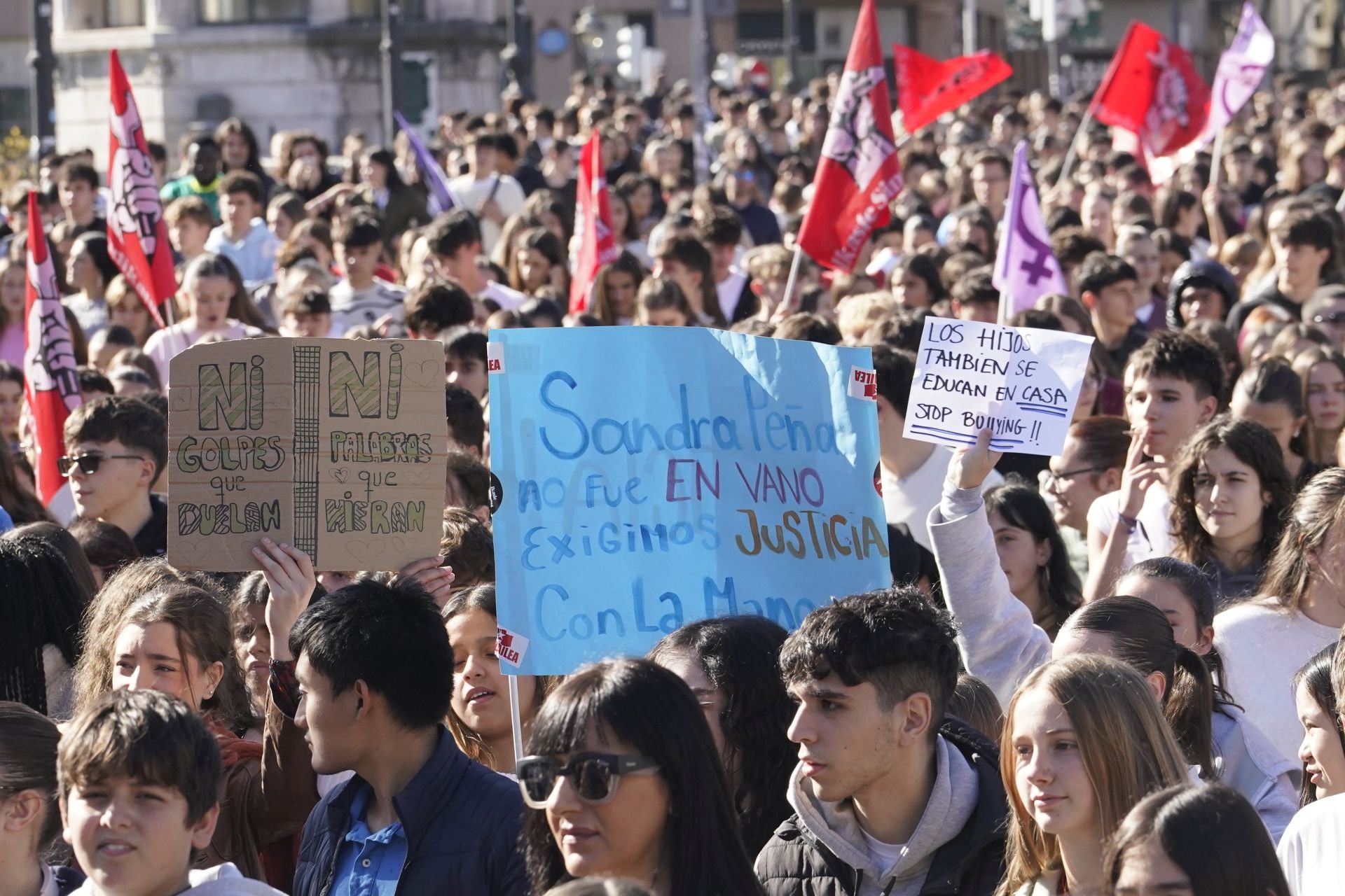 Manifestación contra el &#039;bullying&#039; en Bilbao