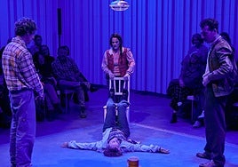 'Sombras por supuesto', el thriller «bizarro» que aterriza en el teatro Félix Petite