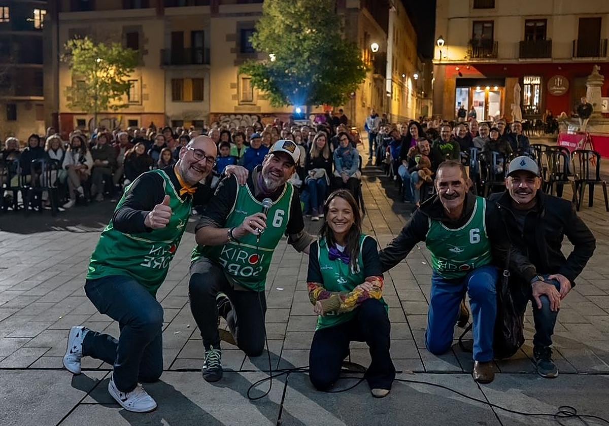 Iván Pascual, Javier Domaica, Mireya Martín, Iñaki Garaialde y Xabi Vitoria.