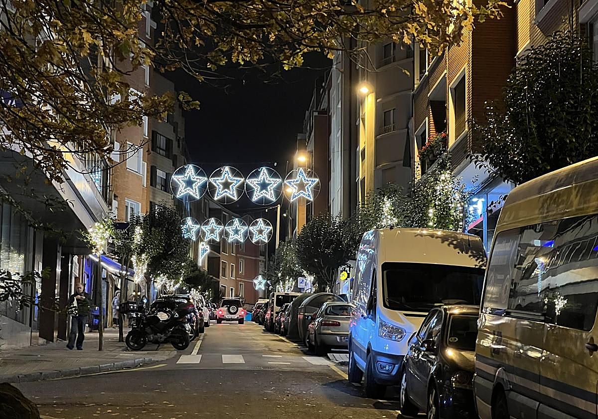 Arranca la instalación de la decoración navideña en Getxo.