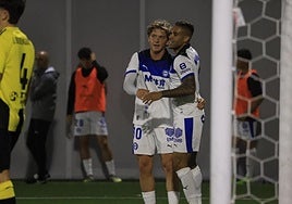 Mariano celebra uno de sus goles.