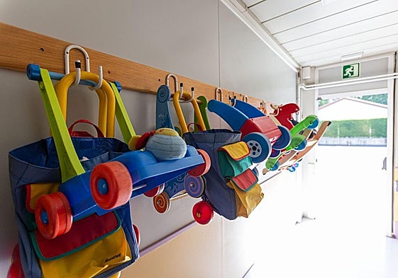 Instalaciones de una haurreskola de Vitoria.