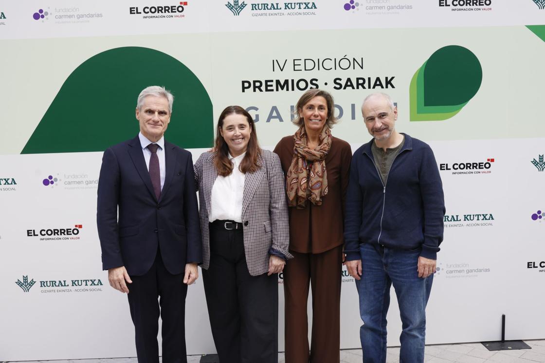 Rafael Carriegas, Itziar Ceballos, Virginia Matute y Alberto Estefanía Hurtado.