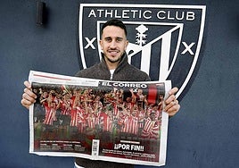 Berenguer: «Notaba el peso de Bizkaia y Bilbao sobre mis hombros al lanzar el penalti decisivo»