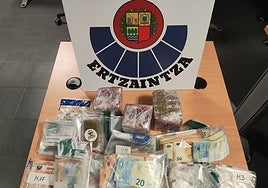 Dos detenidos en Gernika con más de 3 kilos de hachís y pequeñas cantidades de speed y marihuana