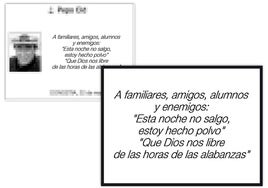 «Esta noche no salgo, estoy hecho polvo» y otras esquelas llamativas publicadas en Euskadi