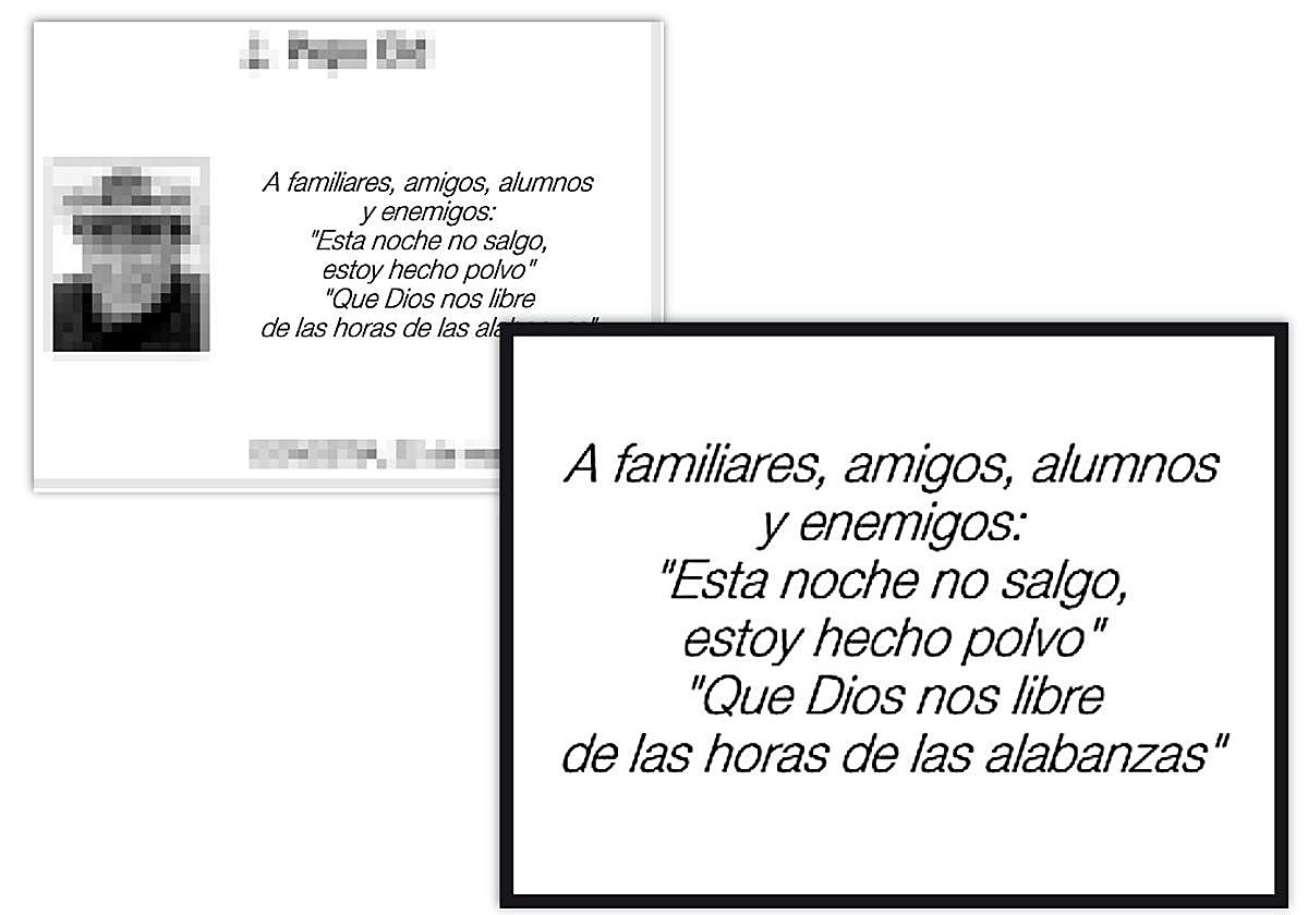 «Esta noche no salgo, estoy hecho polvo» y otras esquelas llamativas publicadas en Euskadi