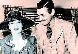 La pareja celebró su primer aniversario de boda en los estudios MGM.