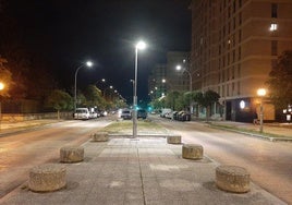 La nueva iluminación en la calle Paula Montal.