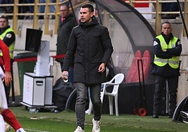 Justo dirigió por última vez al Mirandés ante la Culti.