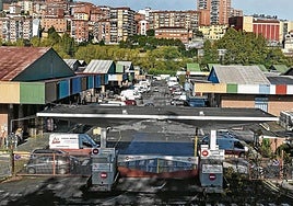 Vista de las instalaciones de Mercabilbao en Basauri.