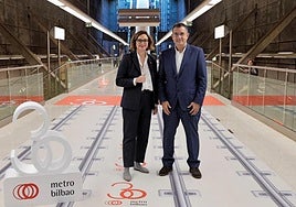 Elixabete Etxanobe y Eneko Arruebarrena,.