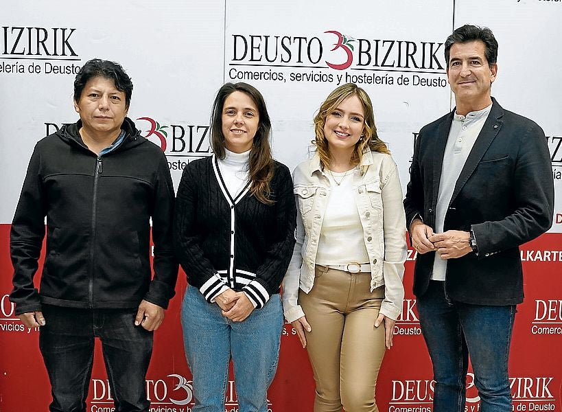 Ibon Lasa, Iñigo Diego, Eduardo Melón y Josu Fontaneda.