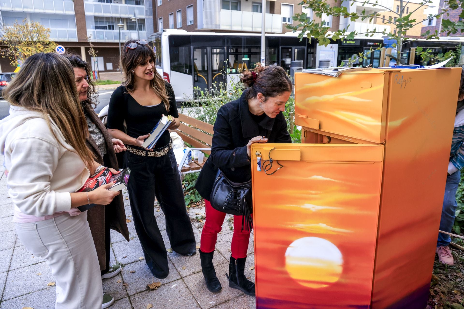 La nueva biblioteca de Goikolarra, en imágenes