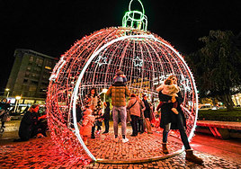 El municipio vizcaíno que aspira a tener la «espectacular» iluminación de Navidad de Ferrero Rocher