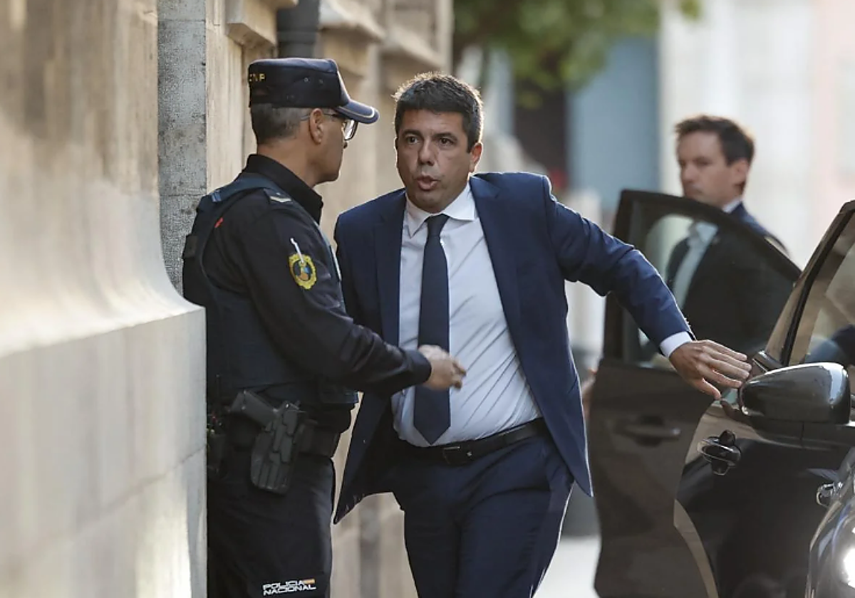 Carlos Mazón, el lunes.