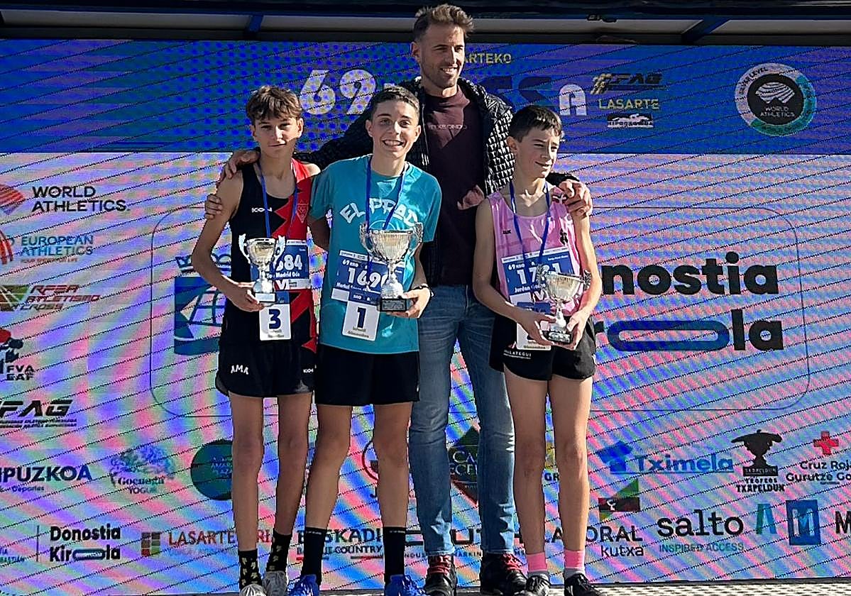 Teo Madrid se colgó la medalla de bronce.