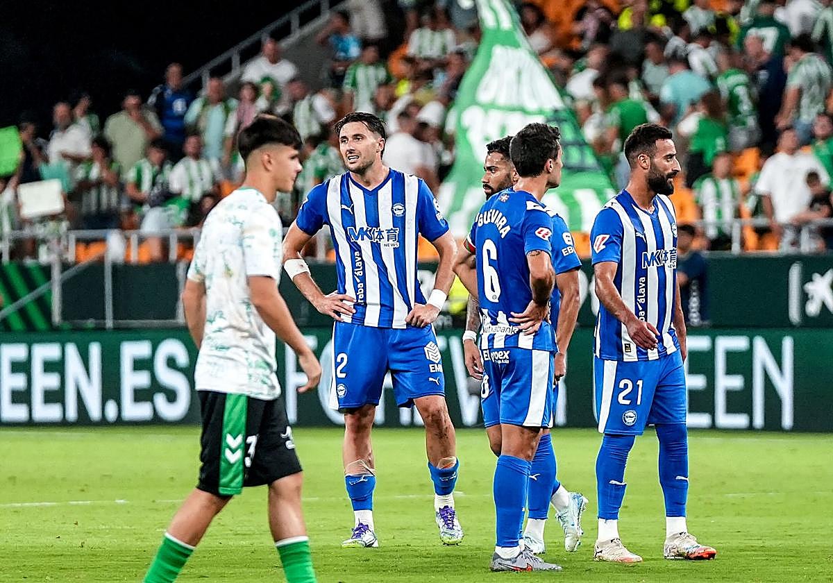 Garcés, después del partido ante el Betis en La Cartuja.