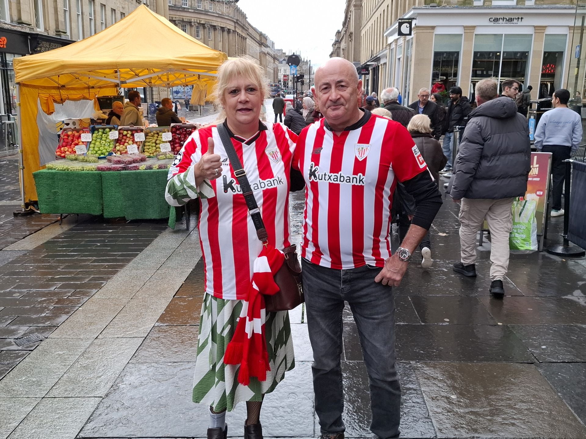 Los athleticzales presentes en Newcastle