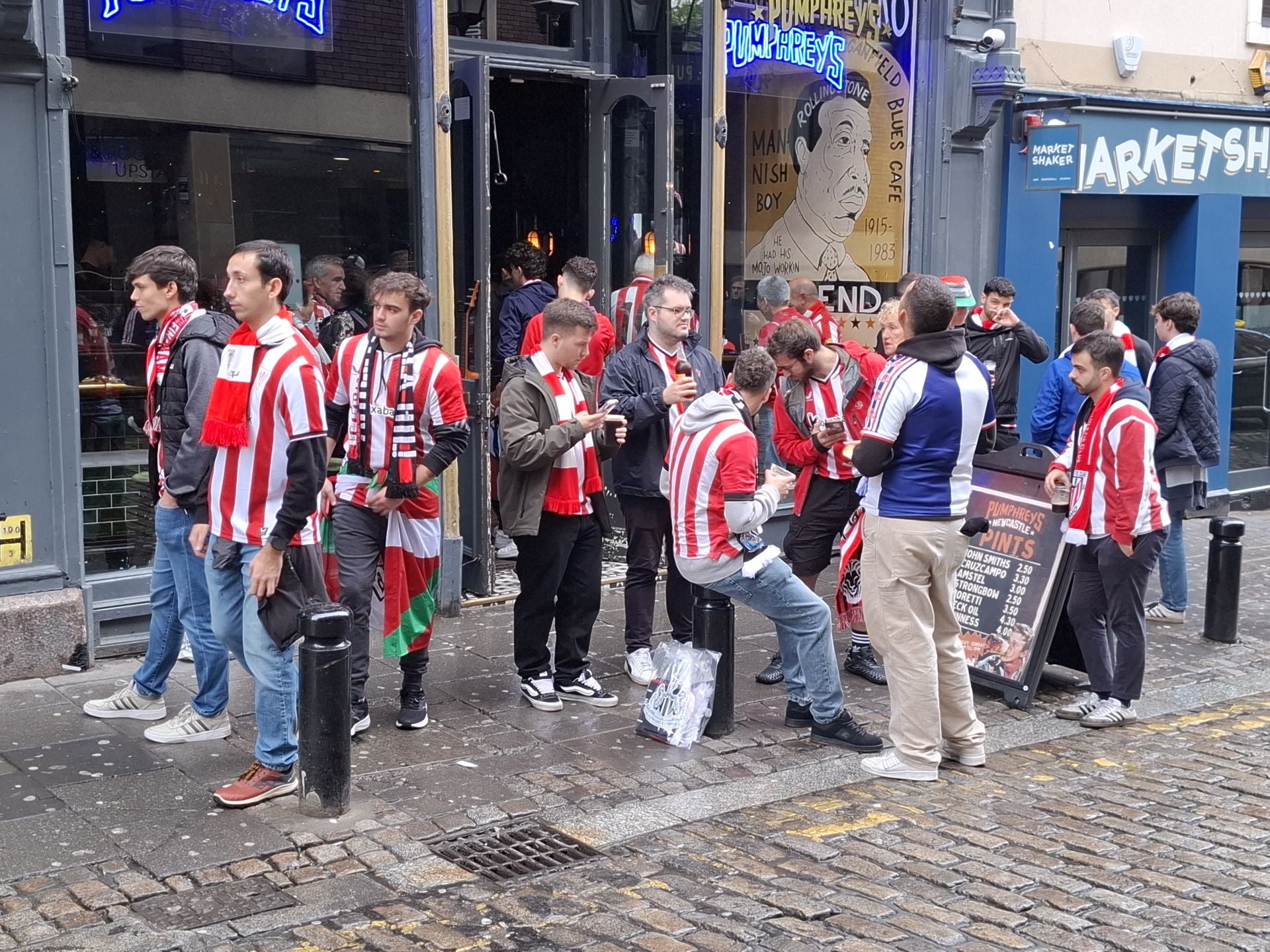 Los athleticzales presentes en Newcastle