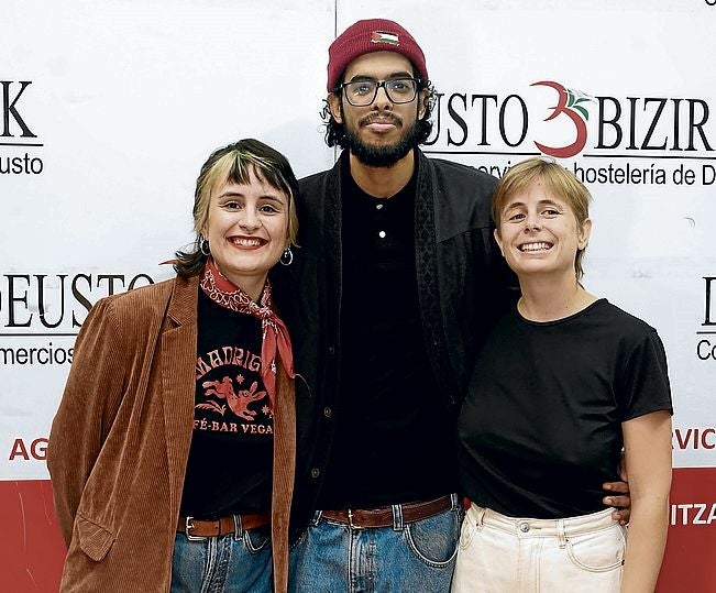 Marta Fernanz, Omar Lachgar e Inés Nebreda.